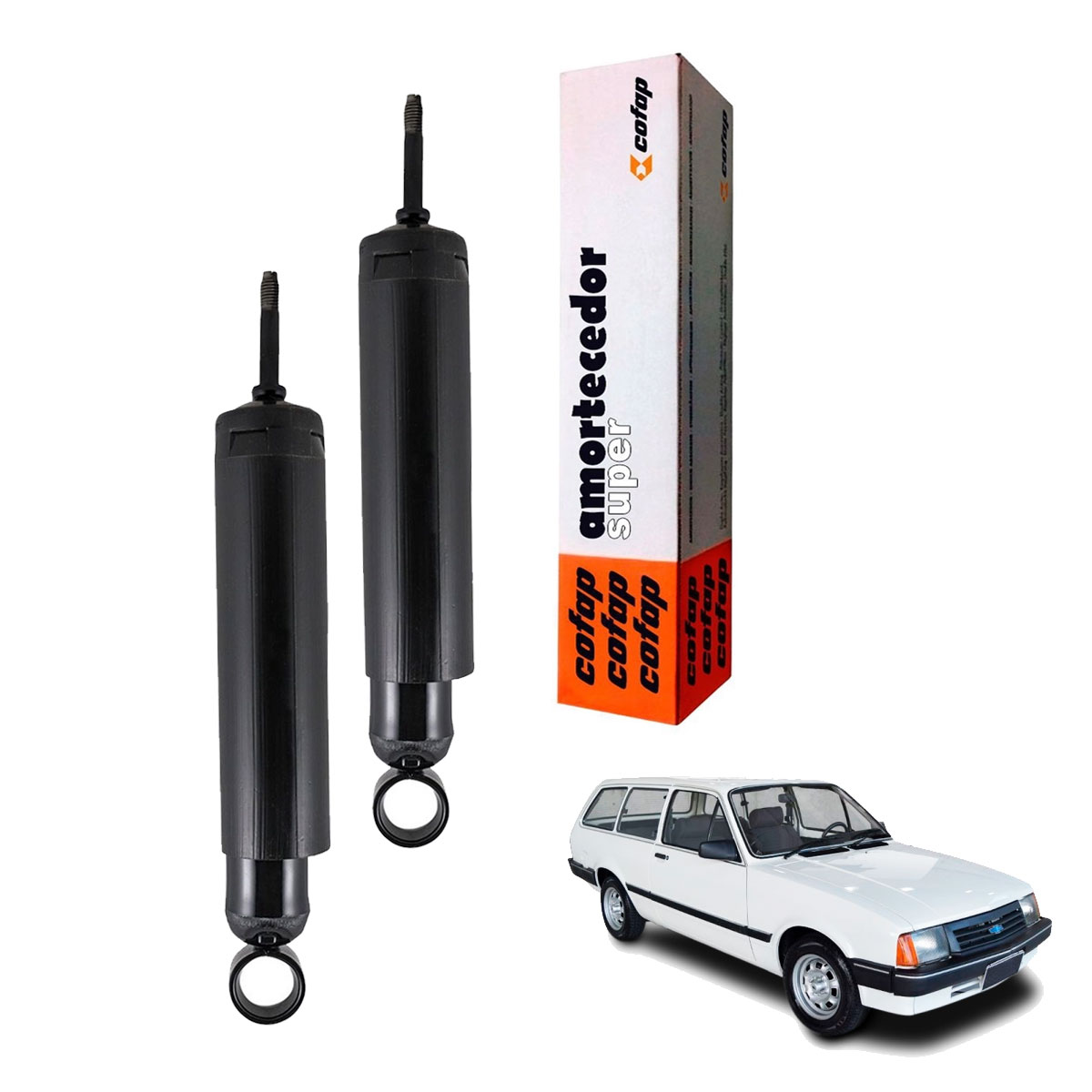 2 Amortecedor Traseiro Marajo 1986 1987 1988 1989 1990 1991