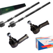 2 Terminal Direção 2 Braço Axial Fiesta Courier 1996 A 2001