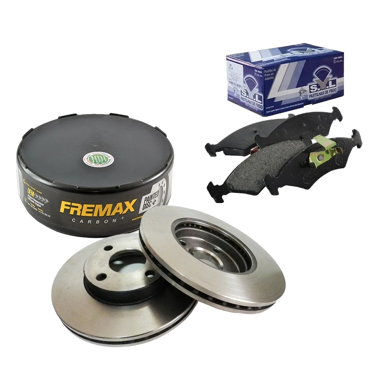 Kit Disco Freio Pastilha Fiesta 1.0 1.6 03 04 05 06 07 08