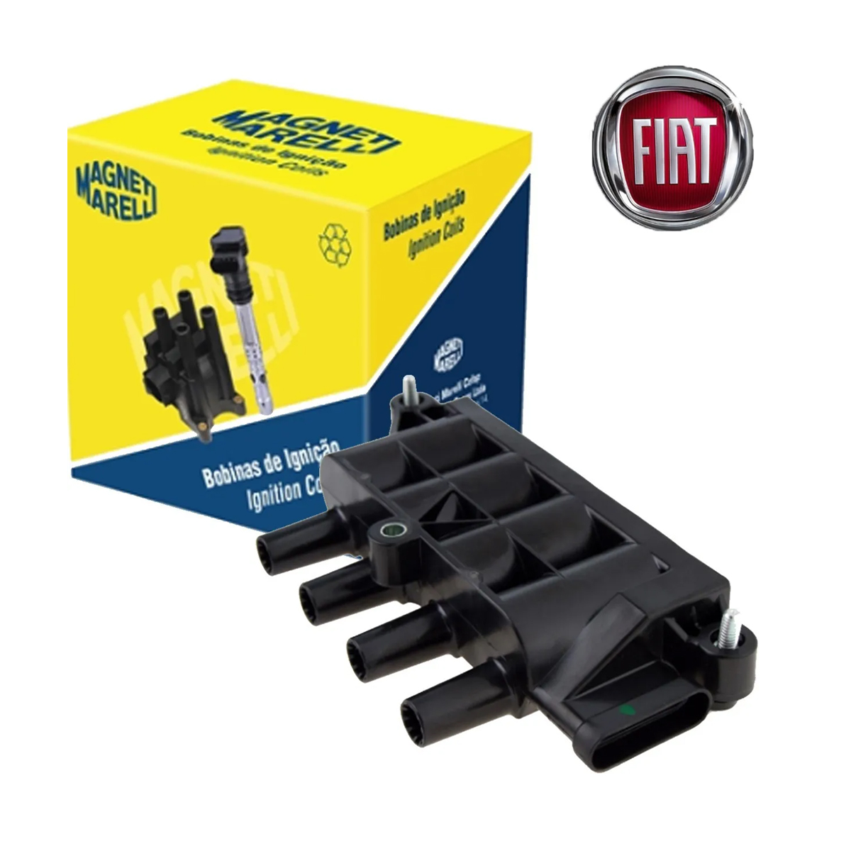 Bobina Ignição Original Fiorino Grand Siena Palio 1.4 8v Evo