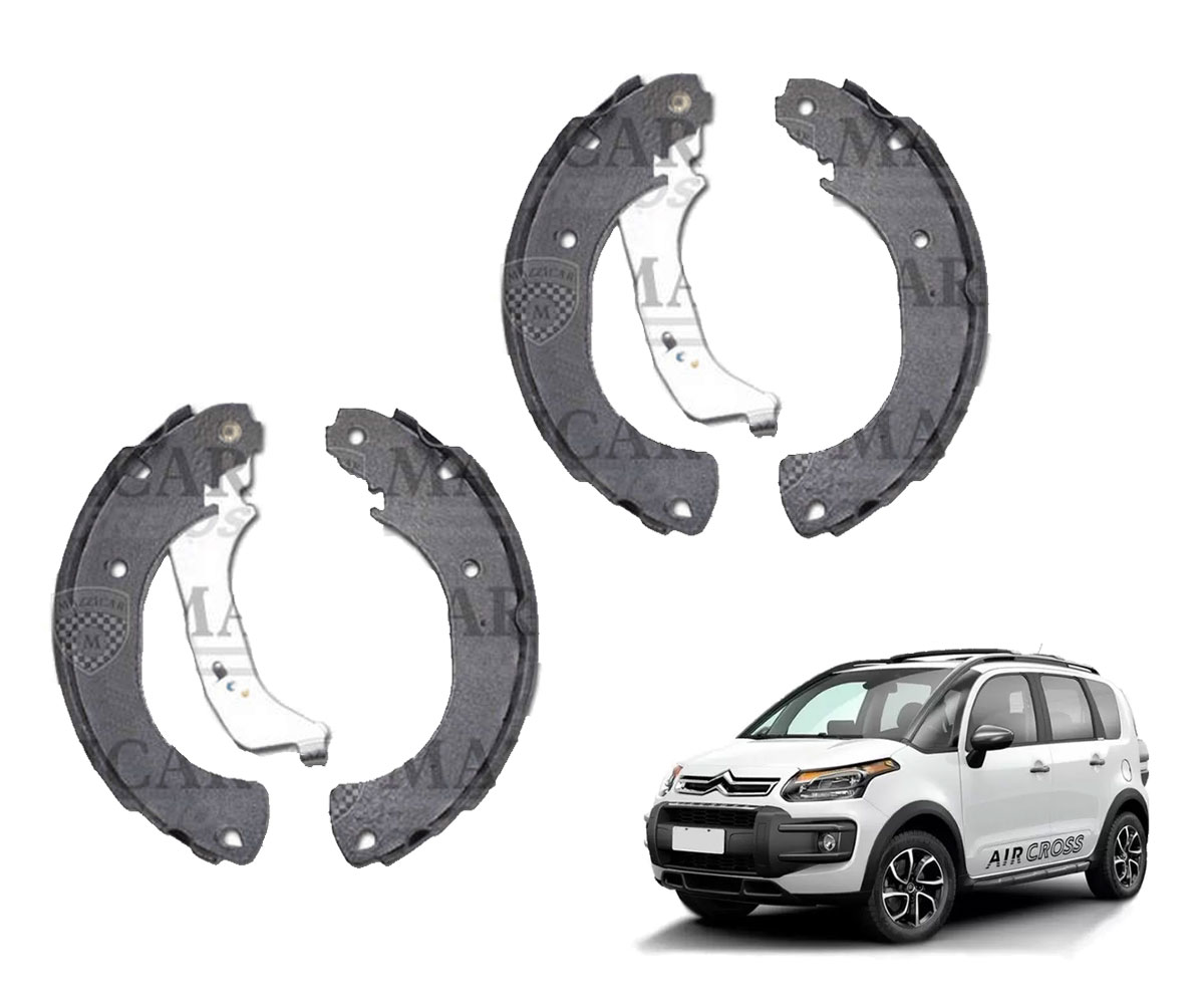 4 Sapata Freio Lona Aircross C3 Picasso 2012 2013 2014 2015