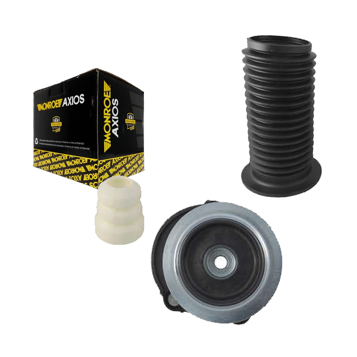 Kit Coxim Batente Dianteiro Esquerdo Axios Punto 2008 A 2017