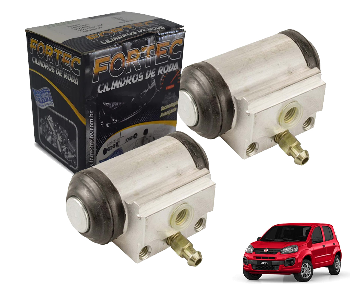 2 Cilindro Roda Novo Uno 2011 2012 2013 2014 2015 Com Abs