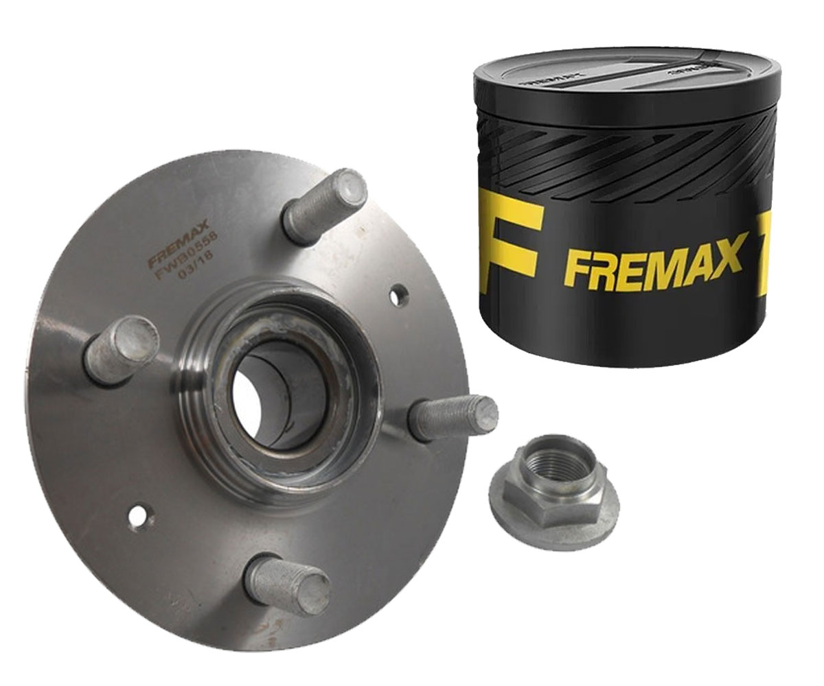 Cubo Roda Traseira C/ Rol Fit City 2009 A 2013 Freio A Disco