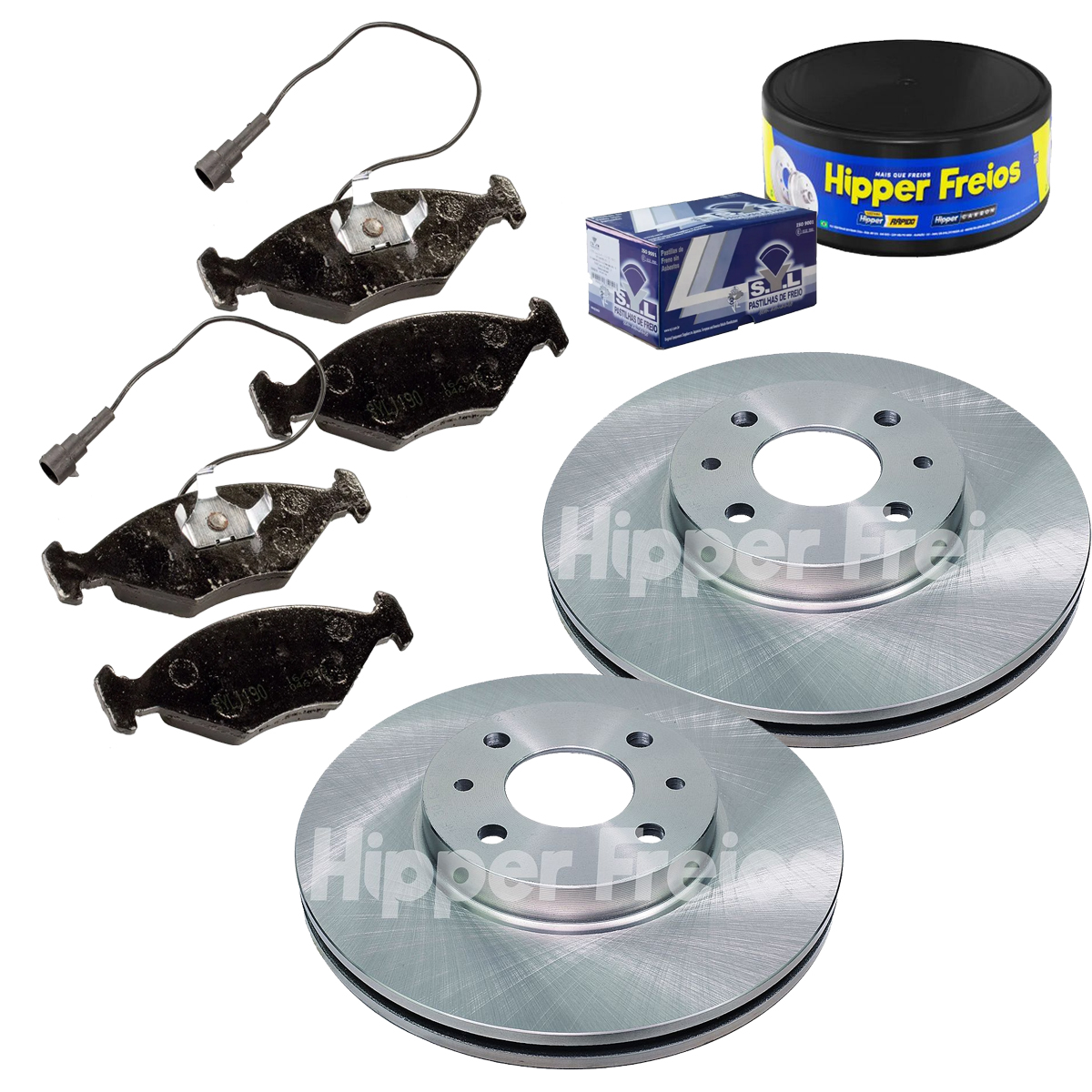 Disco Freio Dianteiro + Pastilha Tipo 2.0 8v 1994 1995 1996