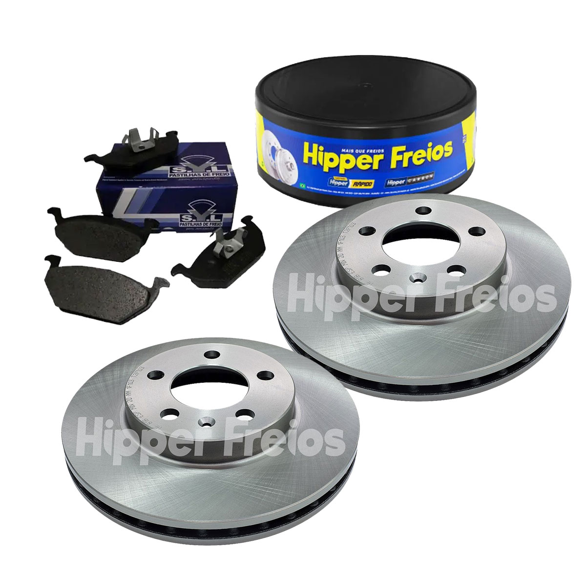 2 Disco Freio Dianteiro + Pastilha Rav4 1997 1998 1999 2000