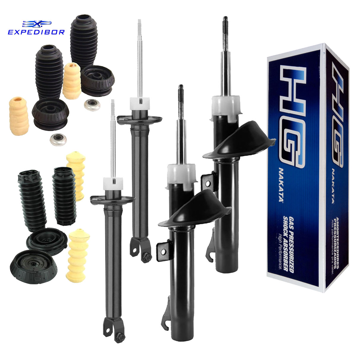 Kit Amortecedor Dianteiro + Traseiro Ford Ka 2005 2006 2007