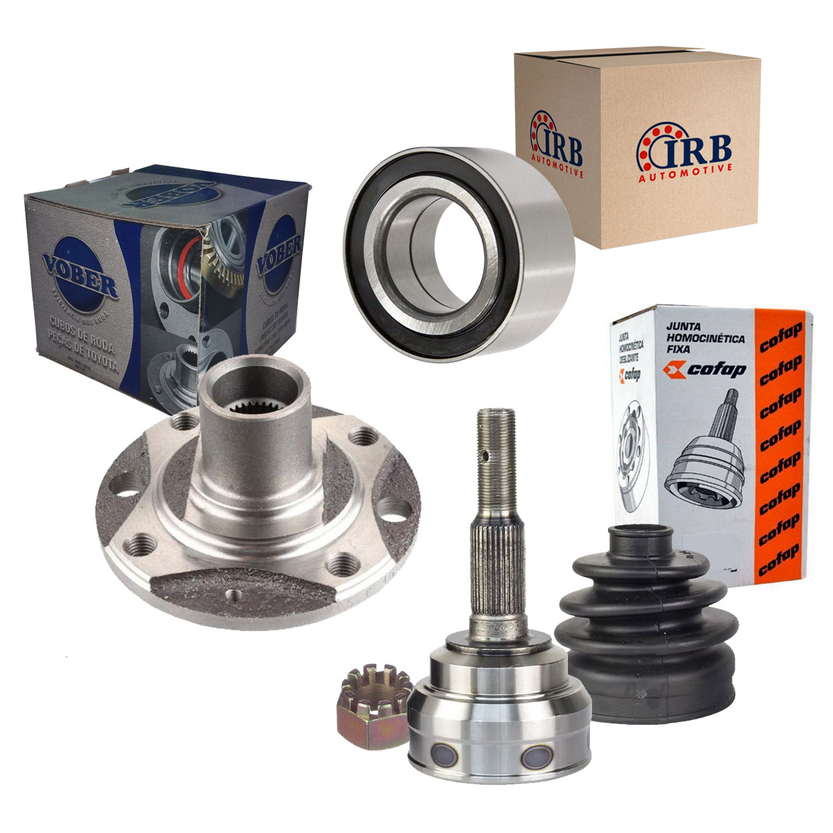 Rolamento De Roda + Cubo + Homocinética Monza Kadett Ipanema