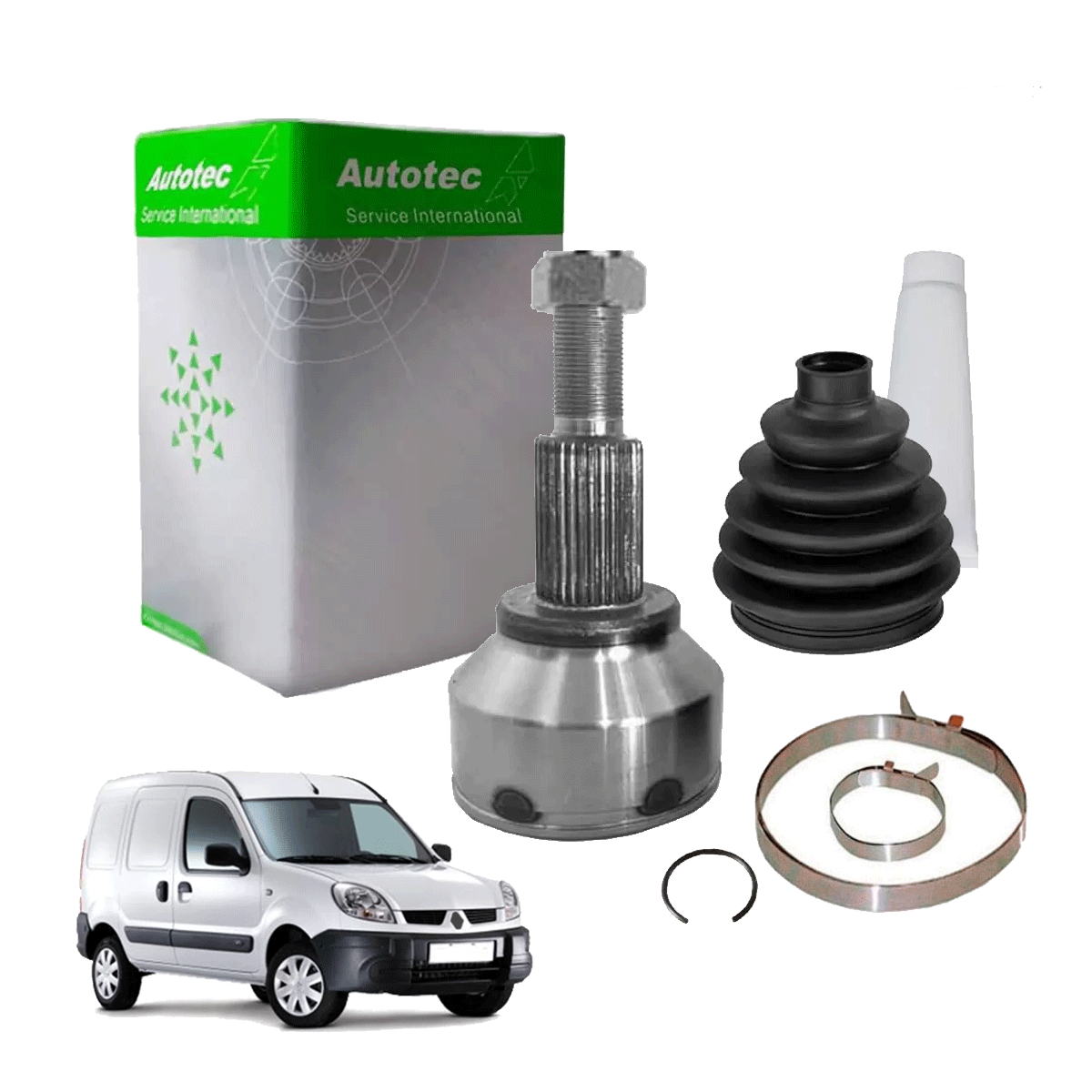 Ponteira Junta Homocinética Lado Roda Kangoo 1.6 23x23