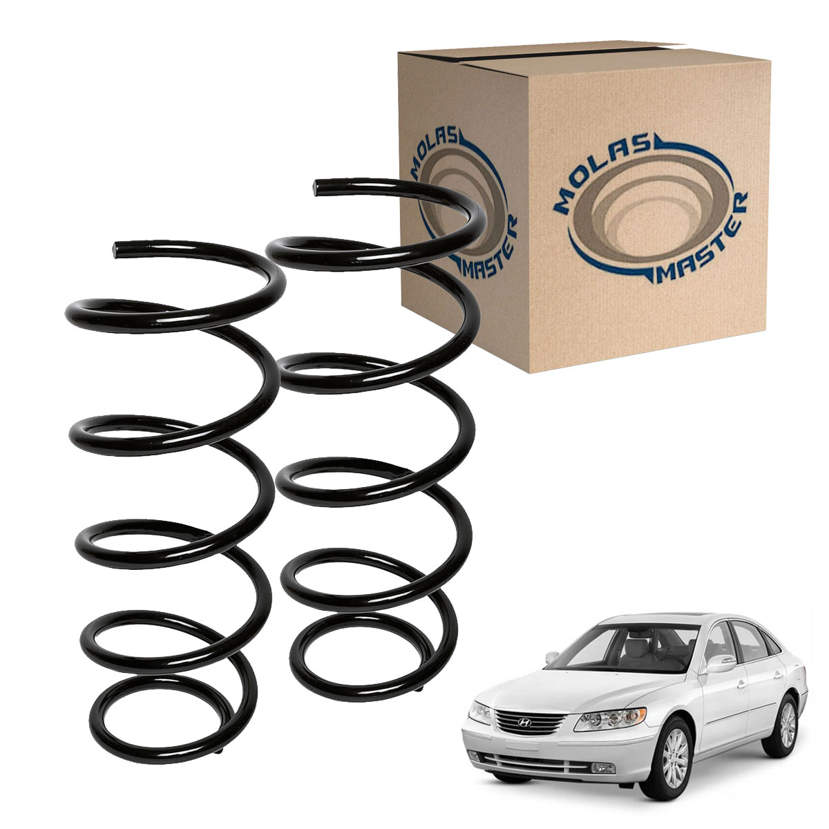 2 Mola Dianteira Azera 3.3 V6 2007 2008 2009 2010 2011