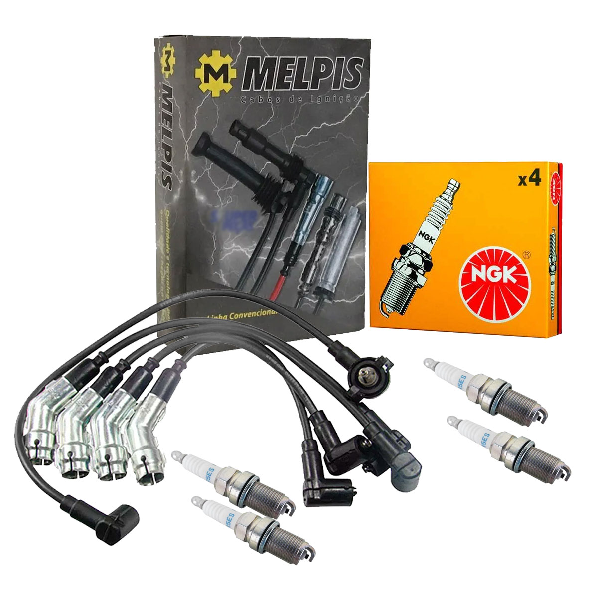 Kit Cabo Vela + Vela Gol Bola 1.0 Cht 1995 1996 Gasolina