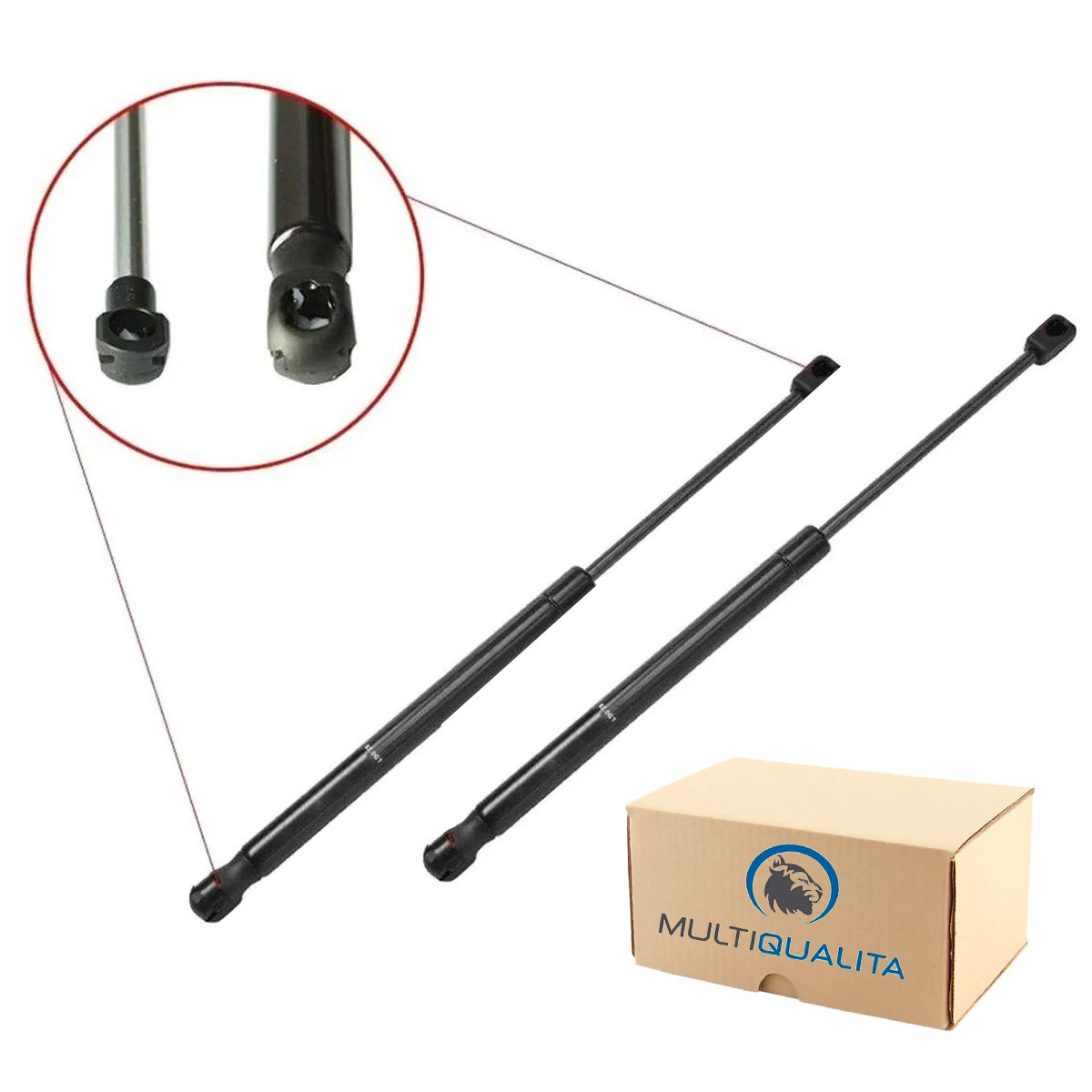 2 Amortecedor Porta Mala Golf 1999 2000 2001 2002 2003 2004