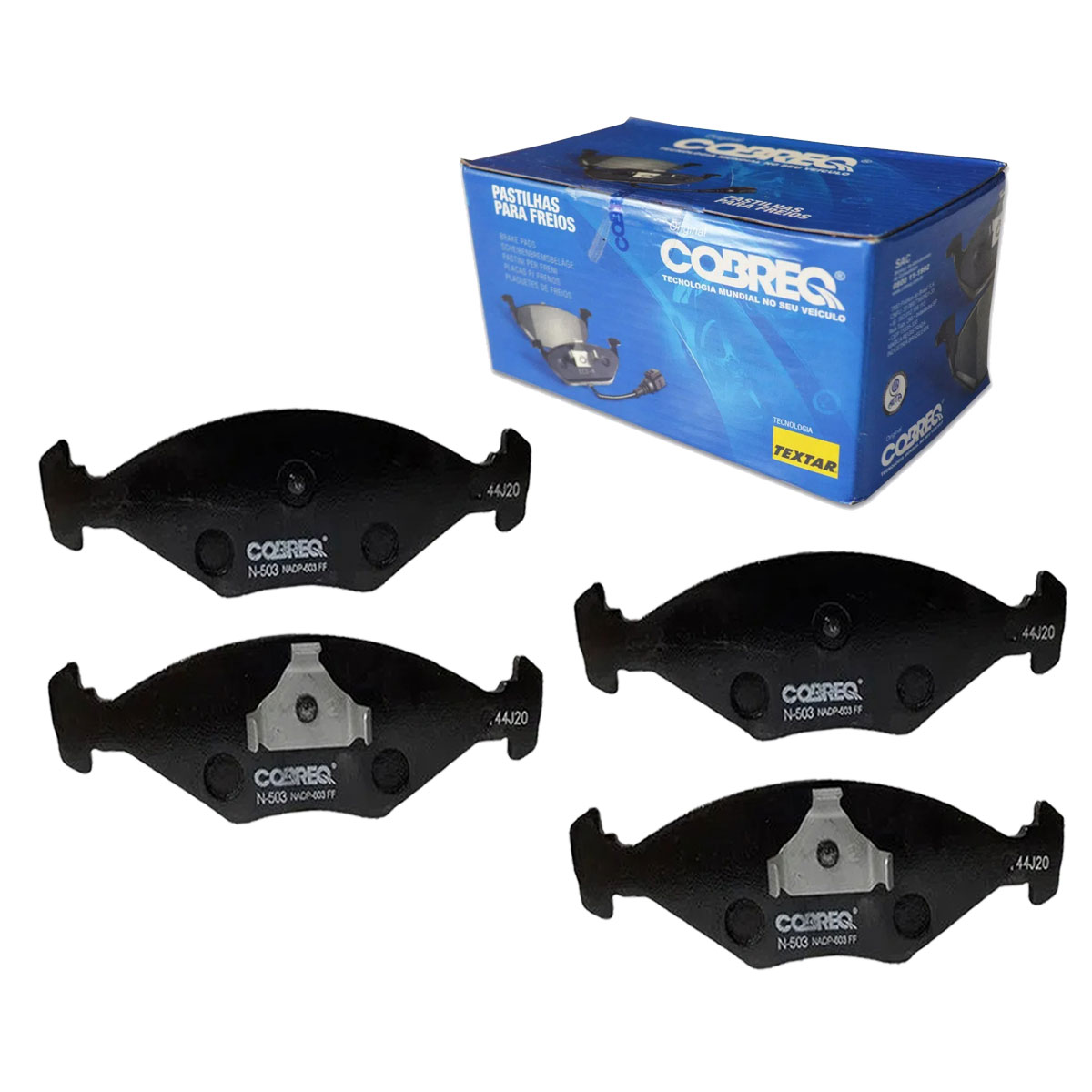 4 Pastilha Freio Dianteira Uno Mille 1.0 1.3 1984 Até 2009