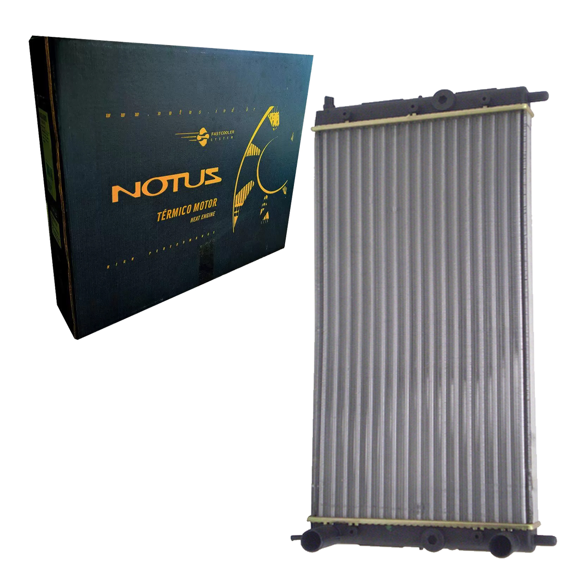 Radiador De Água Uno 1.0 8v Fire 2001 2002 2003 2004 Com Ar