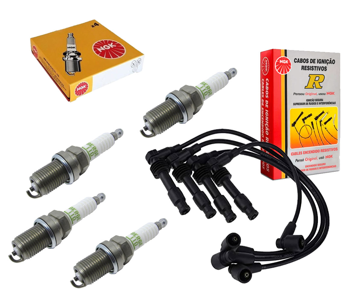 Cabo De Vela + Velas Daewoo Lanos 1.6 16v Dohc 1999 Gasolina