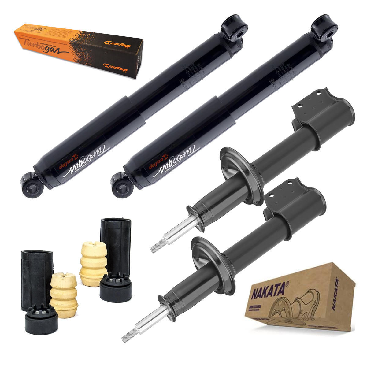 4 Amortecedor Coxim Batente Fiorino 2005 2004 2003 2002 2001