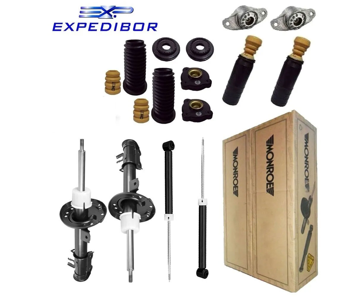 4 Amortecedor + Kit Palio Essence 2012 2013 2014 2015 2016