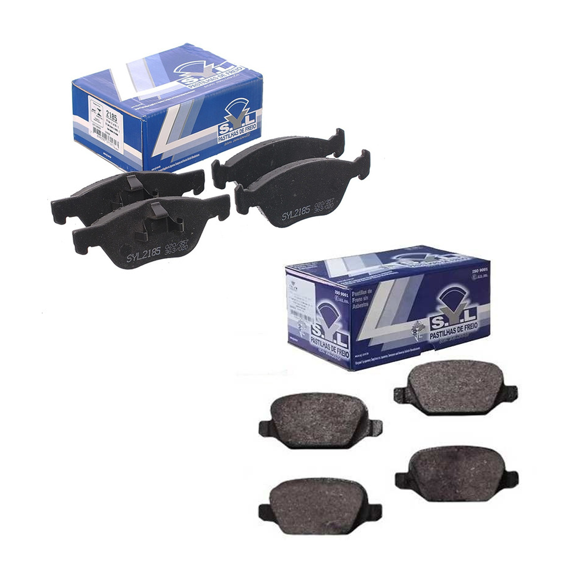 4 Pastilhas Freio Dianteiras + 4 Pastilhas Freio Traseiras Linea 1.8 16v 2010 2011 2012 2013 2014 2015 2016