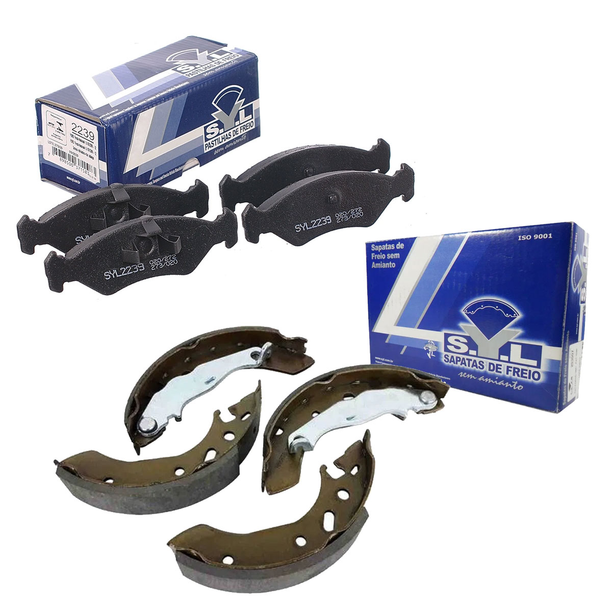 Kit 4 Pastilha Freio + Lona Ford Ka 1.0 2010 2011 2012 2013