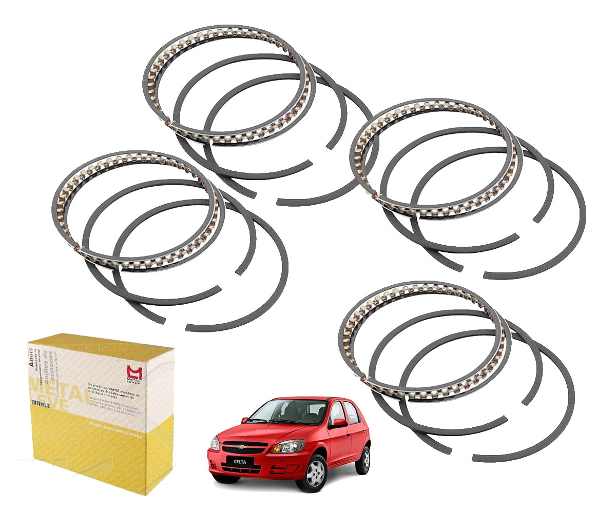 Jogo De Aneis Motor Std Celta 1.0 Flex 2005 2006 2007 2008