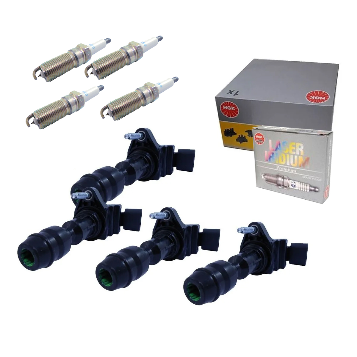 4 Bobina Ignição + 4 Vela Captiva 2.4 185cv 2011 2012 2013