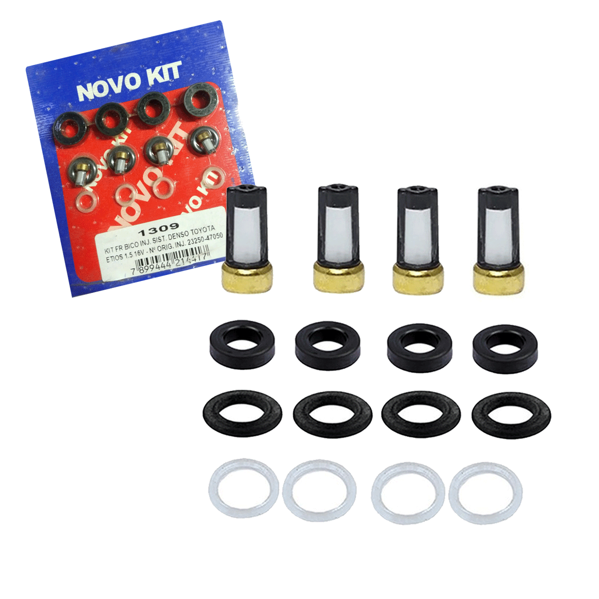 Filtro Bico Injetor Densor Etios 1.5 2013 2014 2015 2016