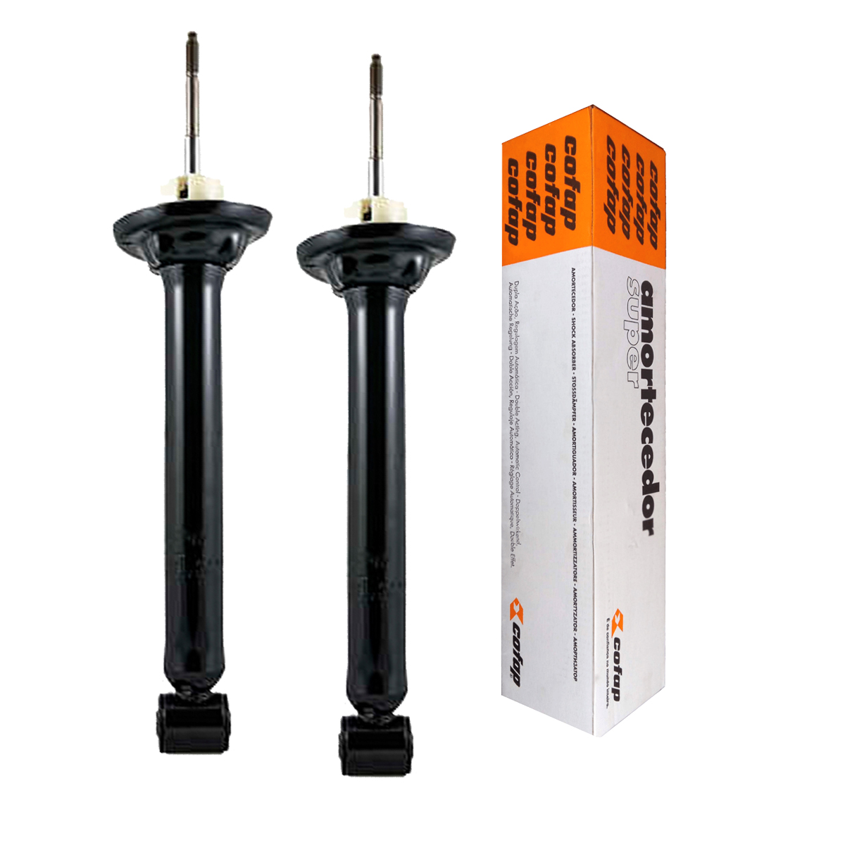 2 Amortecedores Traseiros Gol Bola 1995 1996 1997 1998 1999 2000 2001