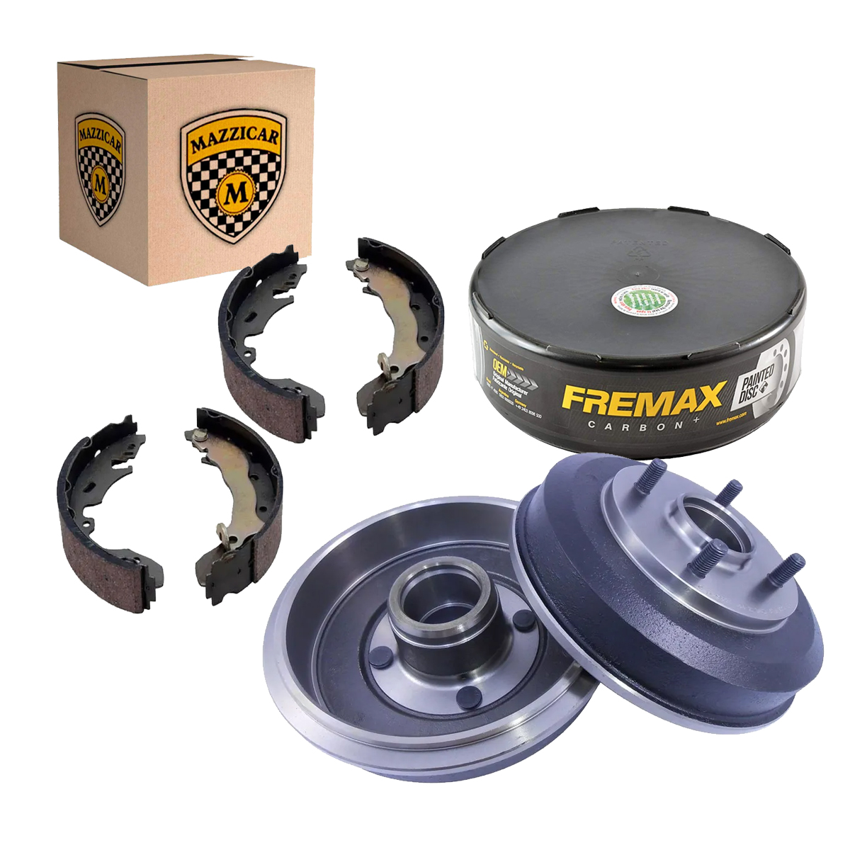 2 Tambor Freio + Lona Ecosport 4x2 2003 2004 2005 2006 2007