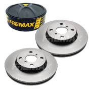 2 Disco Freio Dianteiro Corolla 2003 2004 2005 2006 2007 2008