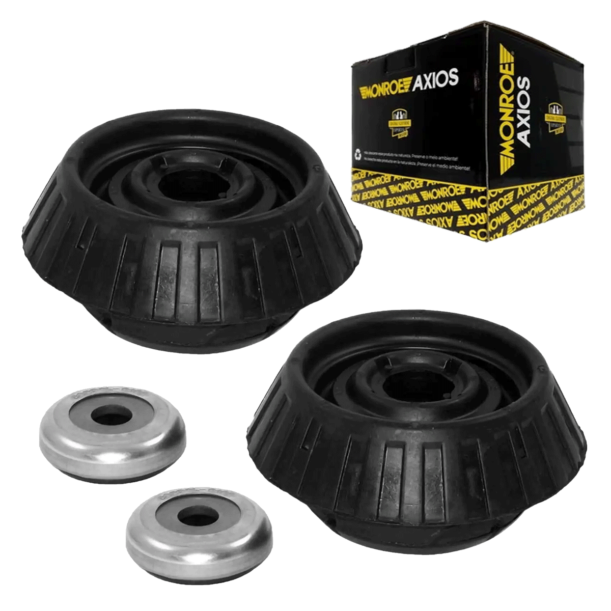 2 Coxim Amortecedor Dianteiro Fit 2003 2004 2005 2006 2007 2008