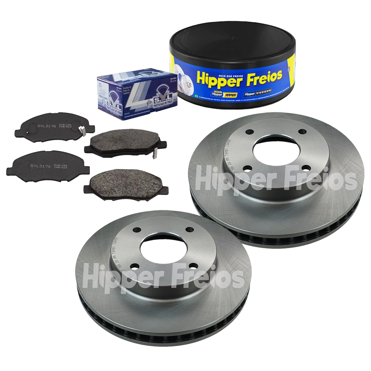 2 Disco Freio + Pastilha Tiida 2008 2009 2010 2011 2012 2013