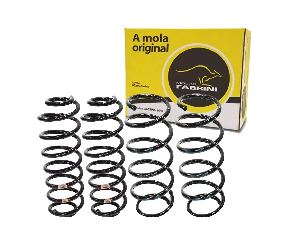 4 Molas Dianteiras + Traseiras Gnv Siena 1.8 2003 2004 2005 2006 2007 2008 2009 2010 2011