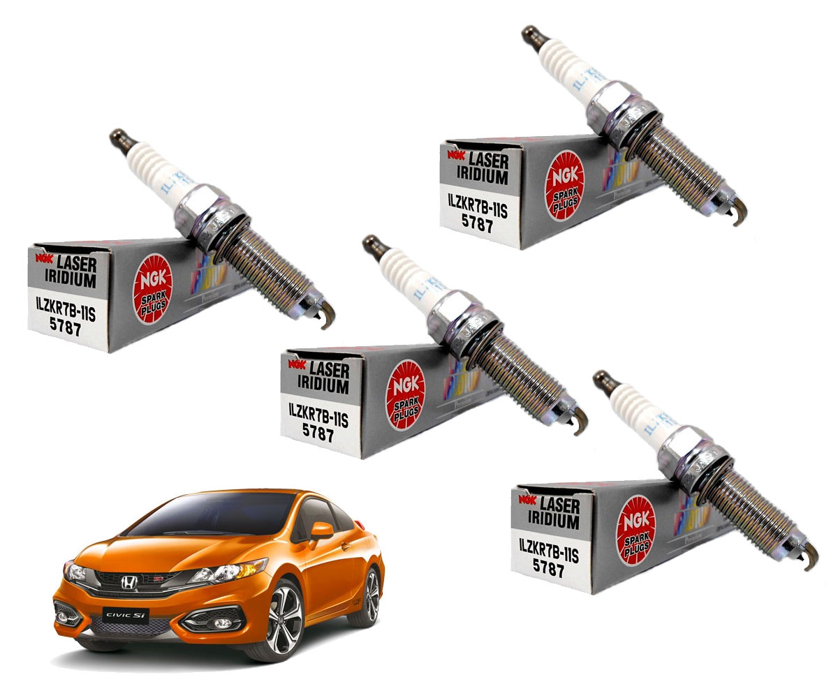 4 Vela Ignição Ngk Civic Si 2.4 16v 2014 2015 2016 2017 2018