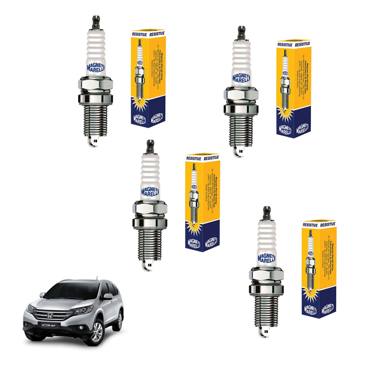 4 Vela Ignicao Crv 2.0 Ivtec Flex 2013 2014 2015 2016 2017