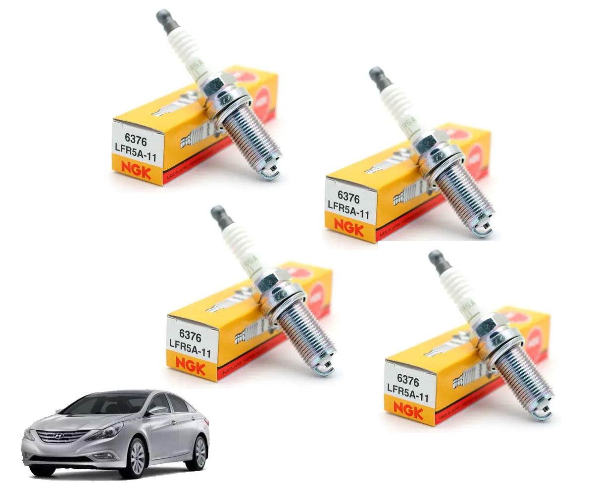 4 Vela Ignição Sonata 2.4 2010 2011 2012 2013 2014 Gasolina