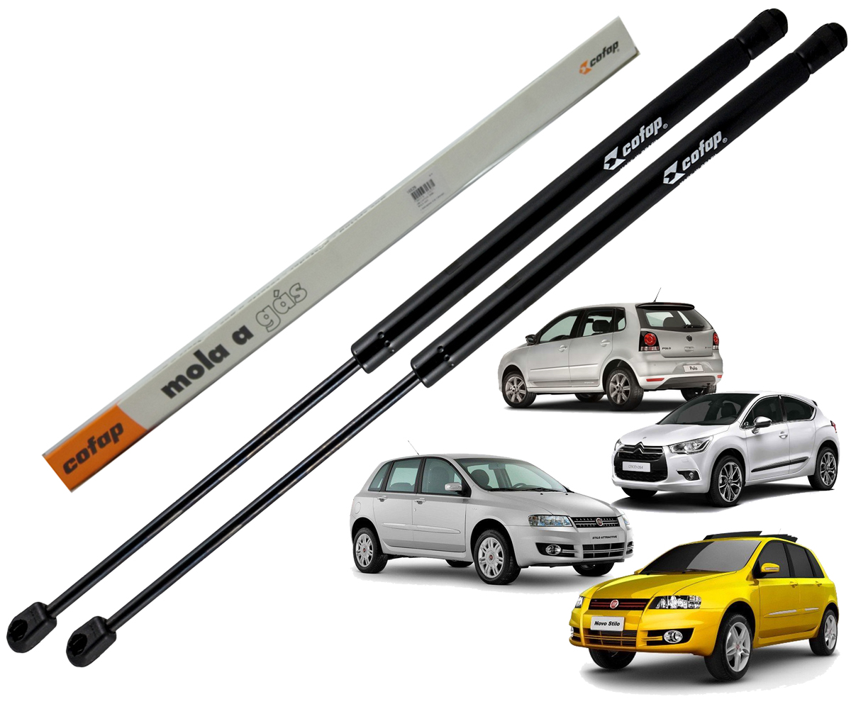 2 Amortecedor Porta Mala Fiat Stilo Citroen Ds4 Polo Hatch