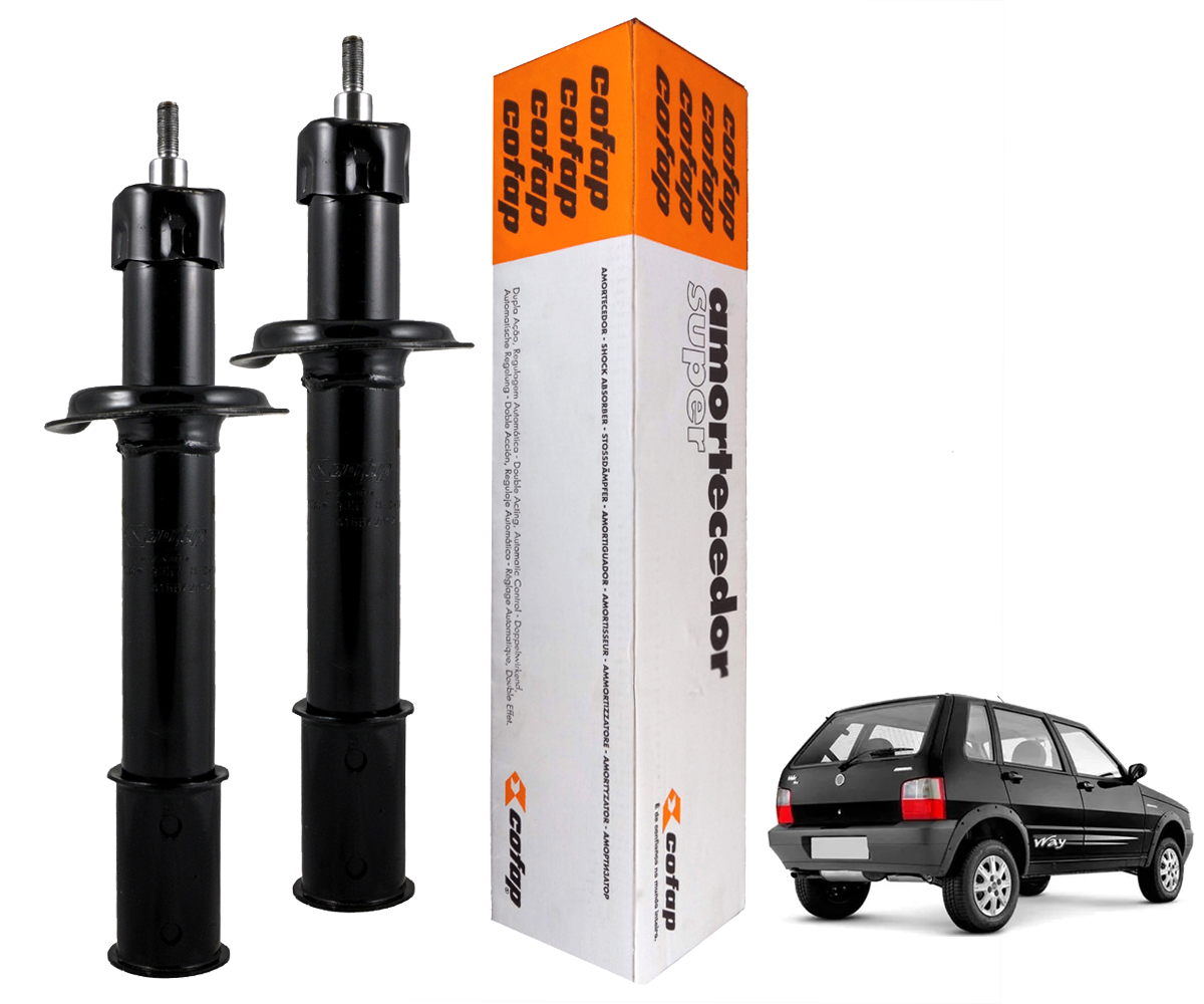 2 Amortecedor Dianteiro Uno Way 1.0 2008 2009 2010 2011 2012