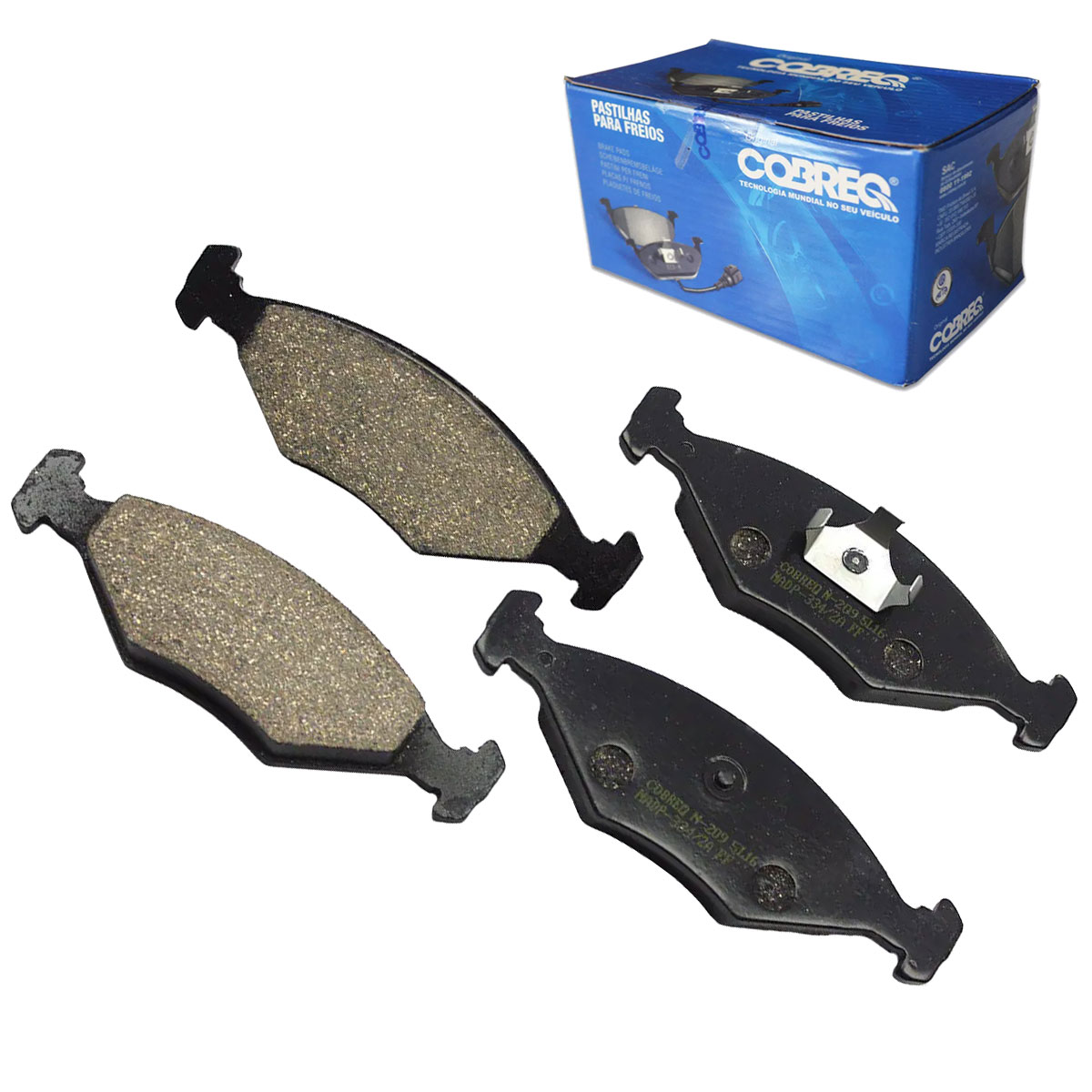 4 Pastilha Freio Voyage 1.8 1986 1987 1988 1989 1990 1991 1992 1994