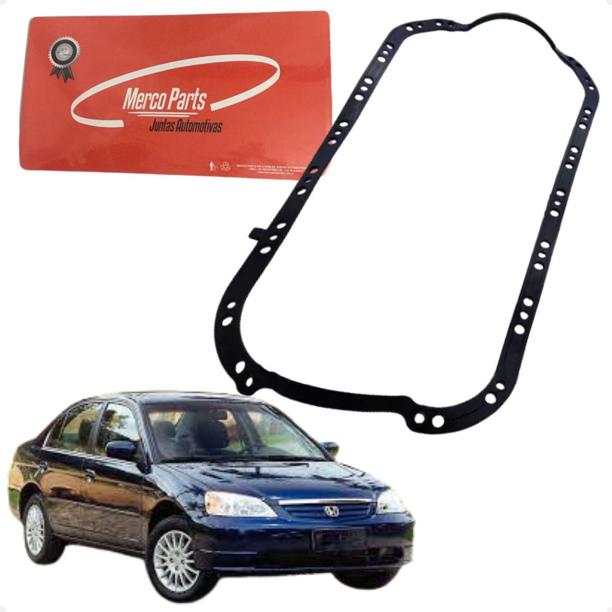Junta Do Carter Mercoparts Honda Civic 1.6 1.7 16v - Imagem 5