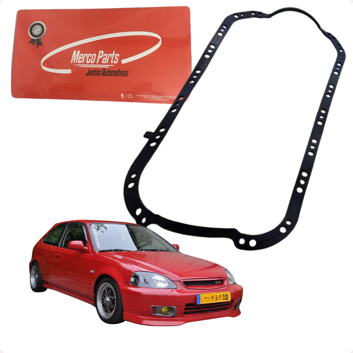 Junta Do Carter Mercoparts Honda Civic 1.6 1.7 16v - Imagem 4
