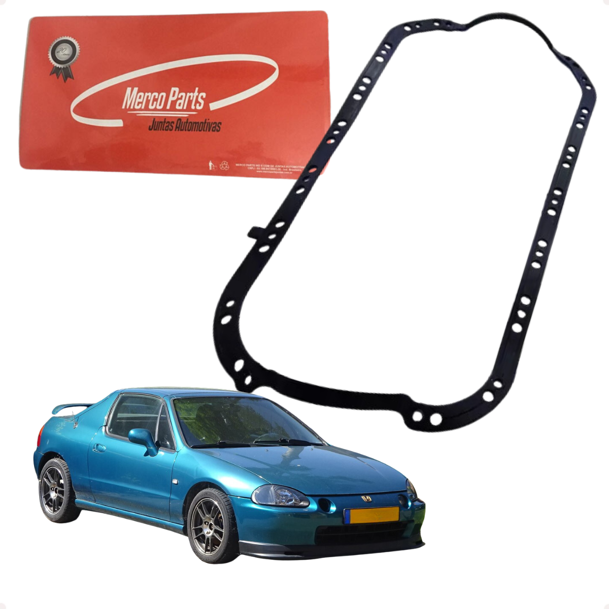Junta Do Carter Mercoparts Honda Civic 1.6 1.7 16v - Imagem 3
