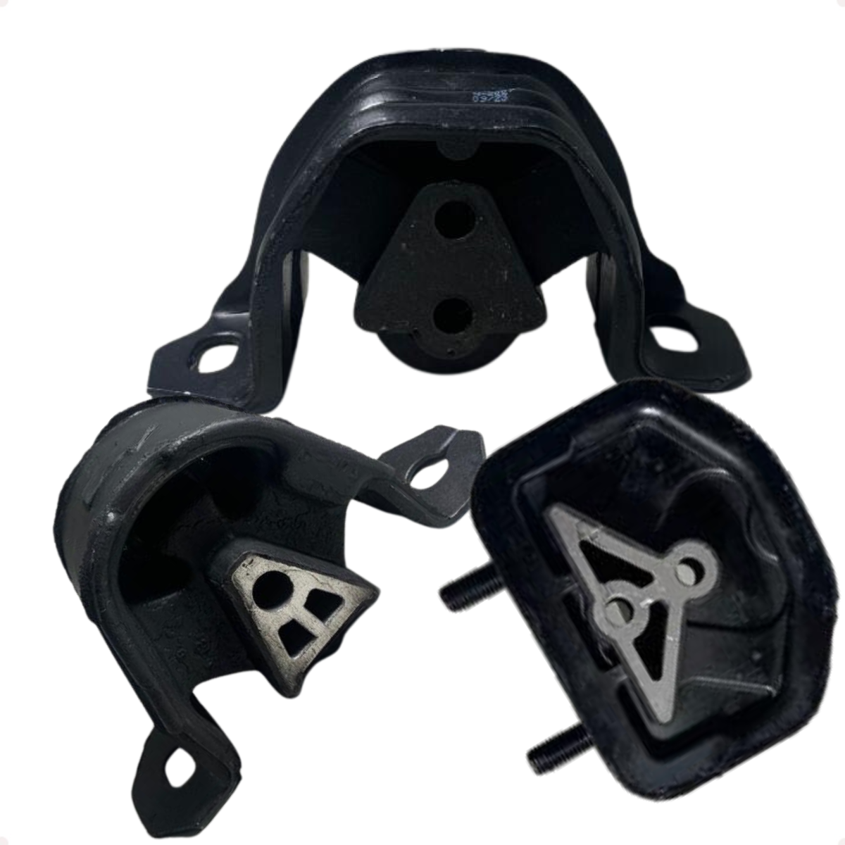 Kit 3 Coxim Calço Motor Câmbio Monza Tubarão Kadett Ipanema - Imagem 2