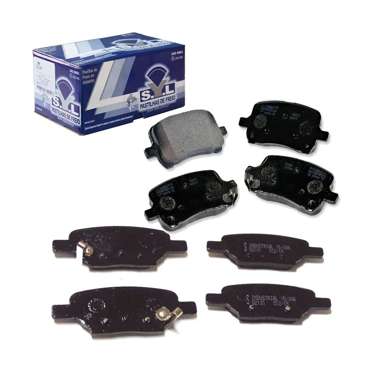 Pastilhas Freio Dianteiro + Traseiro Malibu 2010 Ate 2011