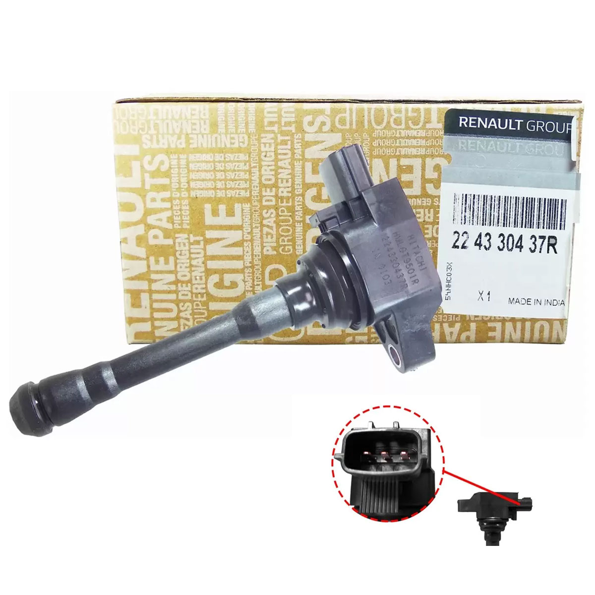 Bobina Ignição Sandero 1.0 12v 2015 2016 2017 2018 2019 2020