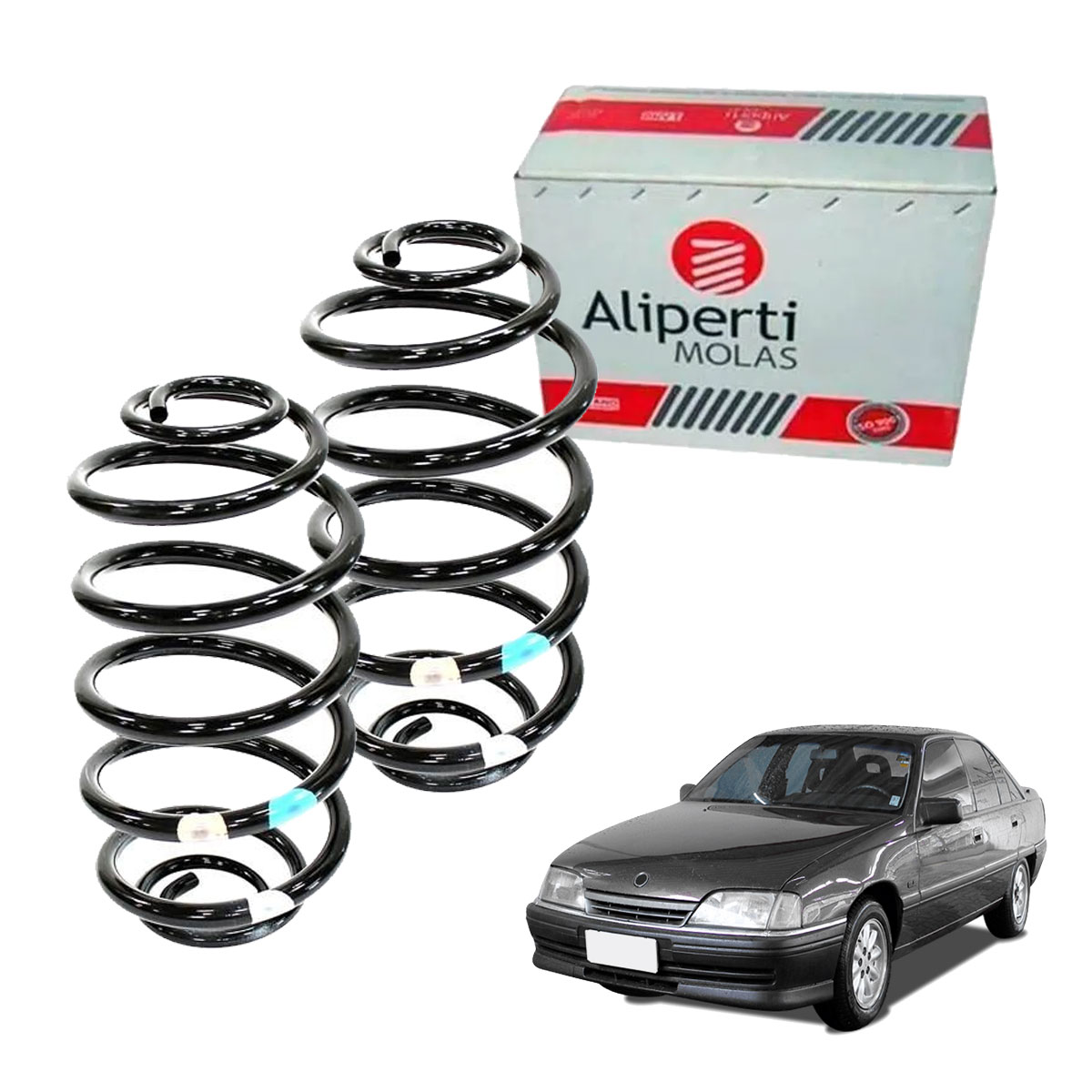 2 Mola Traseira Omega 1992 1993 1994 1995 1996 1997 1998