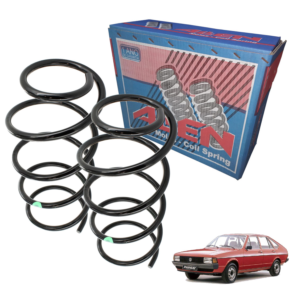 2 Molas Dianteiras Passat 1981 1982 1983 1984 1985 1987 1989