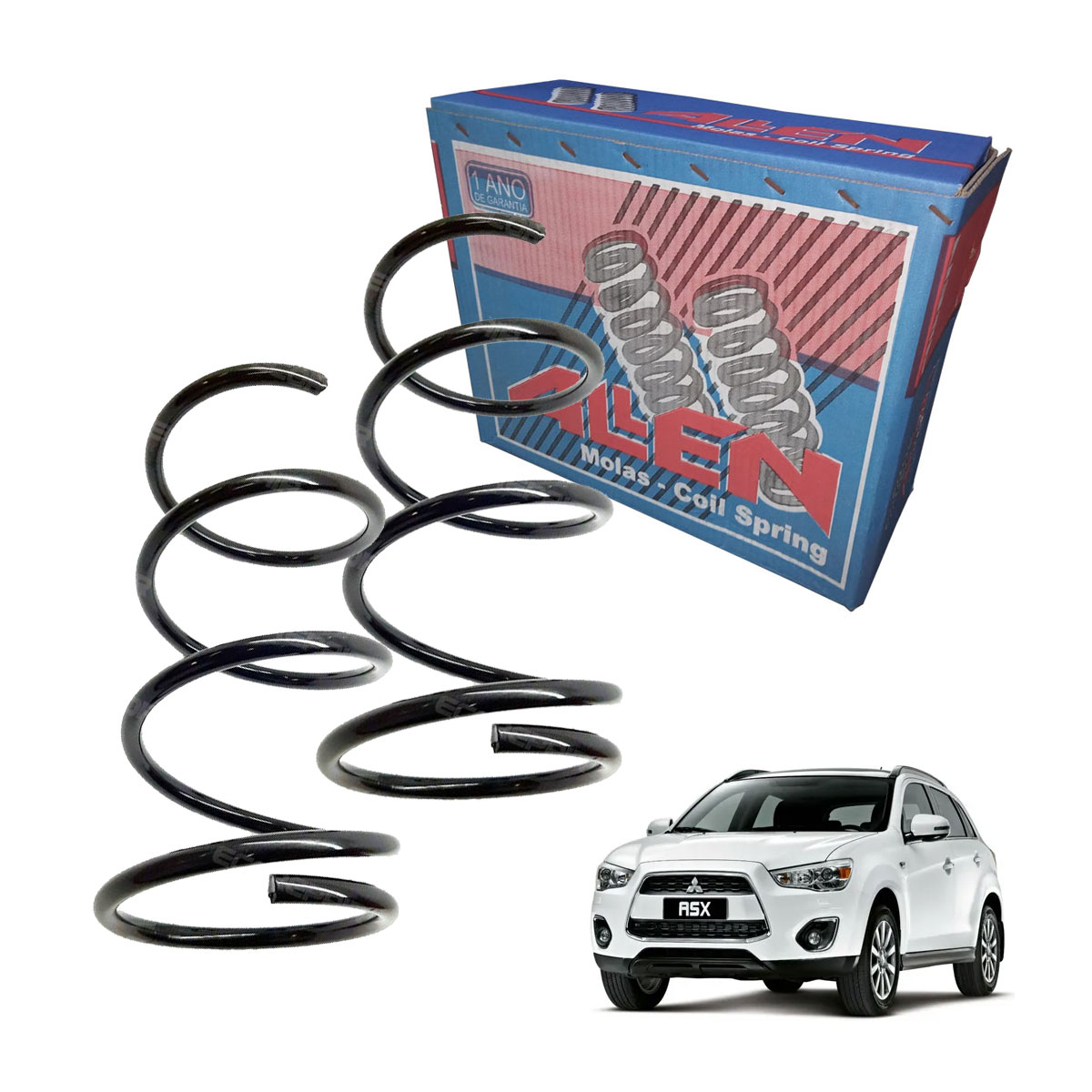 2 Molas Dianteiras Asx 2.0 4x4 2014 2015 2016 2017 2018 2019