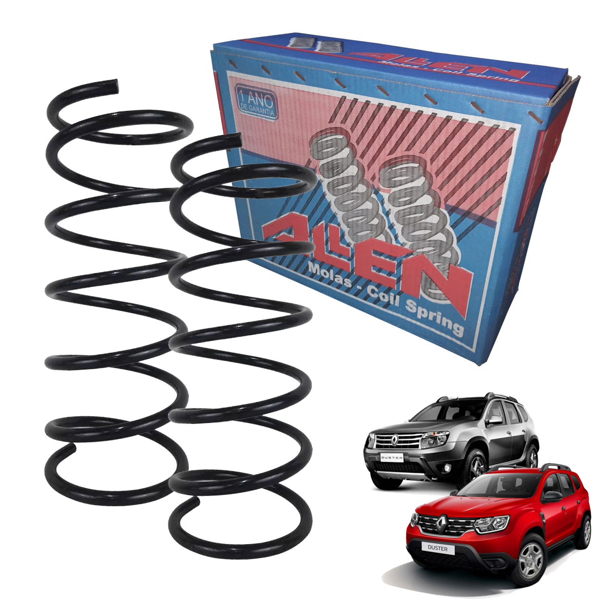 2 Molas Dianteiras Duster 1.6 2012 2013 2014 2015 2016 2017