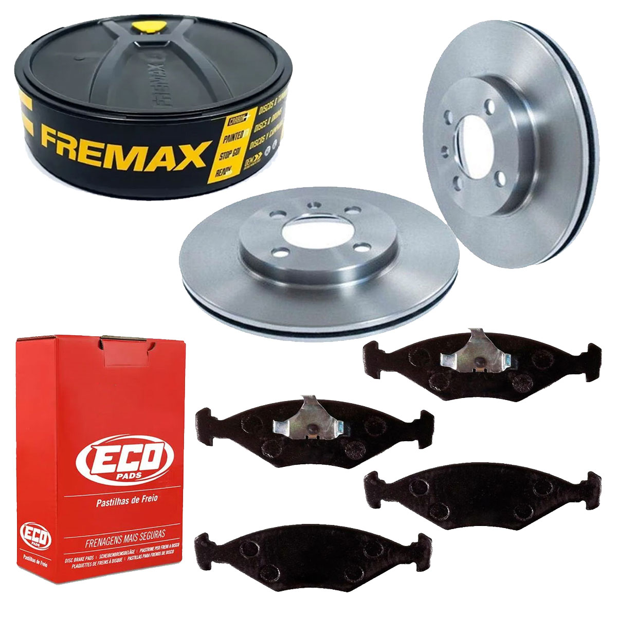 2 Discos Freio + Pastilhas Santana Versailles 1990 1991 1992