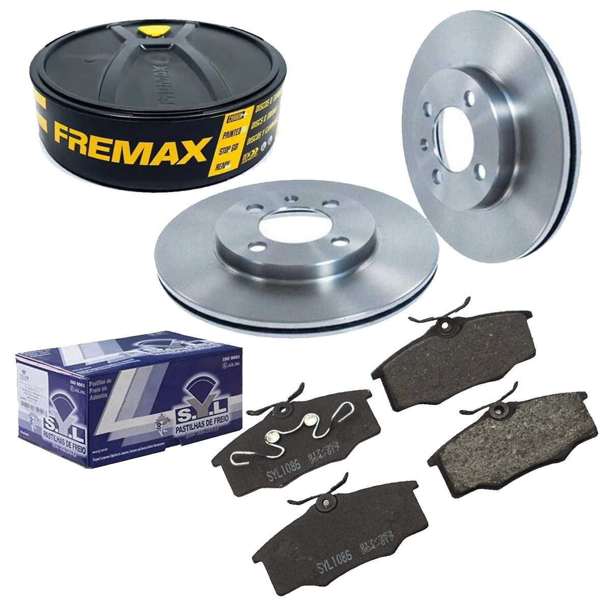 2 Discos Freio + Pastilha Gol G3 G4 2001 2002 2003 2004 2005